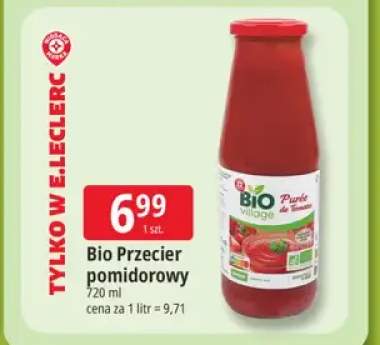 Bio Przecier pomidorowy Bio Village