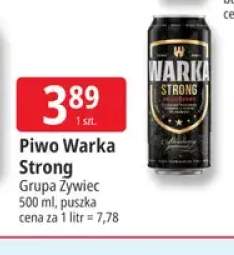 Piwo Warka Strong