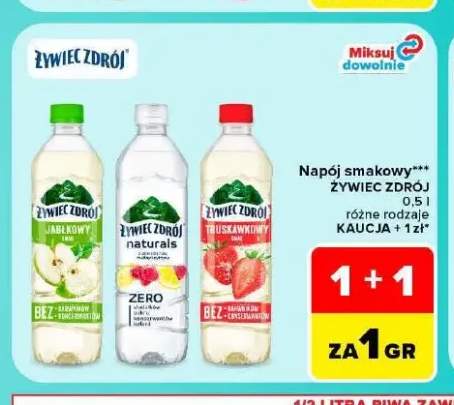 Napój smakowy Żywiec Zdrój truskawkowy +2 warianty