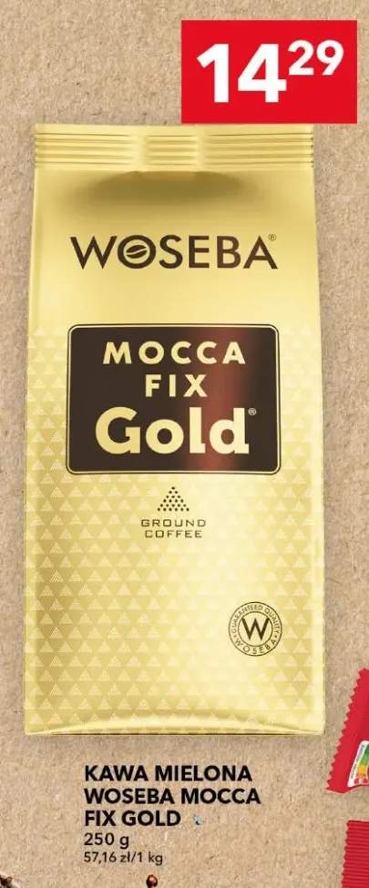 Kawa mielona Woseba Mocca Fix Gold