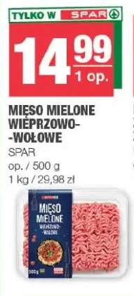 Mięso mielone wieprzowo-wołowe Spar