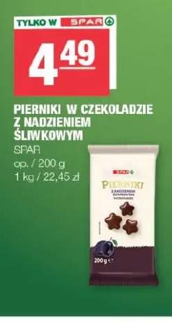 Pierniki w czekoladzie z nadzieniem śliwkowym SPAR