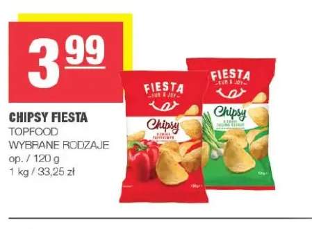 Chipsy Fiesta paprykowe +1 wariant