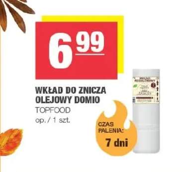 Wkład do znicza olejowy Domio