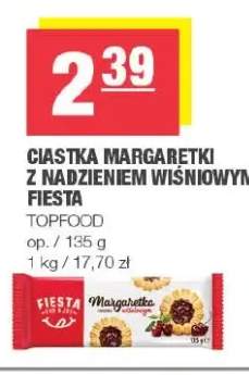 Ciastka Margaretki z nadzieniem wiśniowym Fiesta