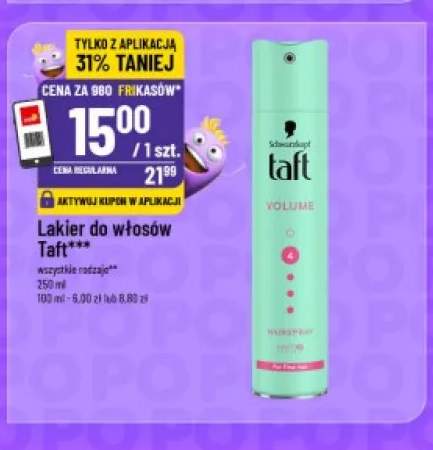 Lakier do włosów Taft