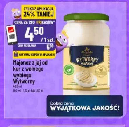 Majonez z jaj od kur z wolnego wybiegu Wytworny Na Szlaku Smaku