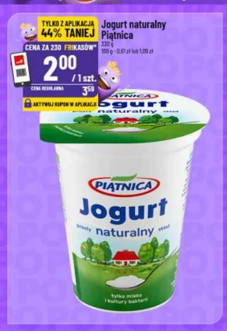 Jogurt naturalny Piątnica
