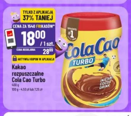 Kakao rozpuszczalne Cola Cao Turbo