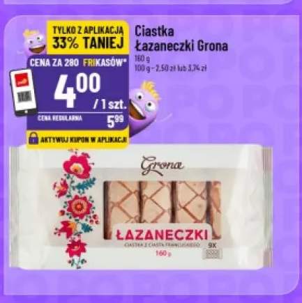 Ciastka Łazaneczki Grona