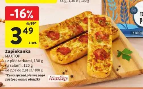 Zapiekanka z salami Maxtop +1 wariant