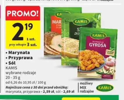 Sól ziołowa Kamis +2 warianty