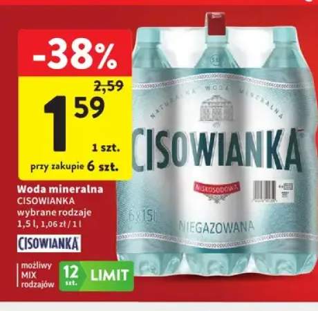 Woda mineralna Cisowianka