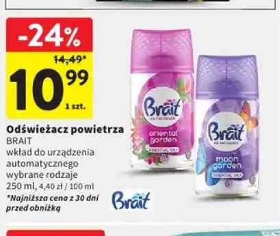 Odświeżacz powietrza wkład do urządzenia automatycznego oriental garden Brait +1 wariant