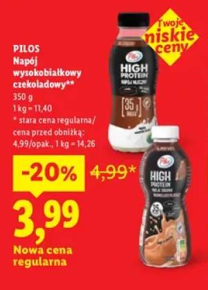 Napój wysokobiałkowy czekoladowy Pilos