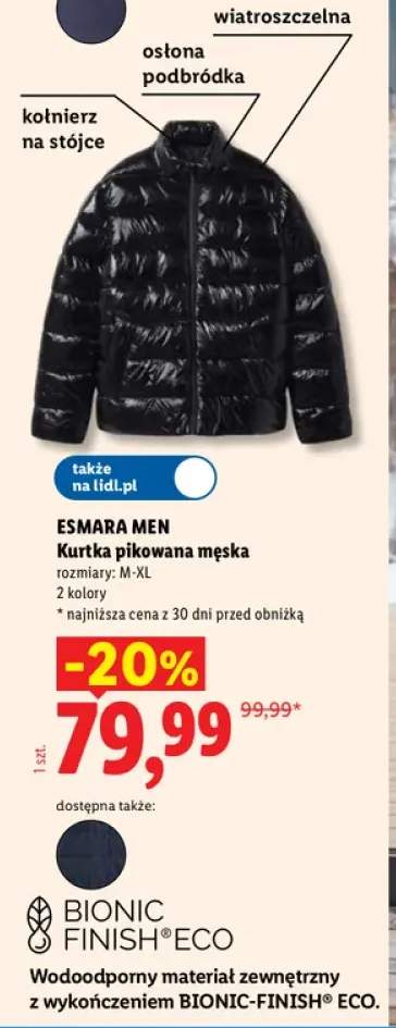 Kurtka pikowana męska