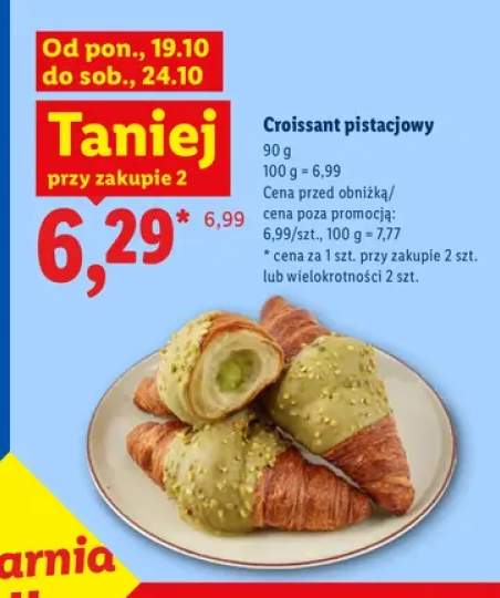 Croissant pistacjowy