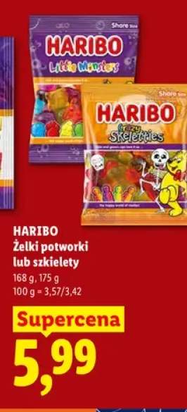 Żelki potworki Haribo +1 wariant