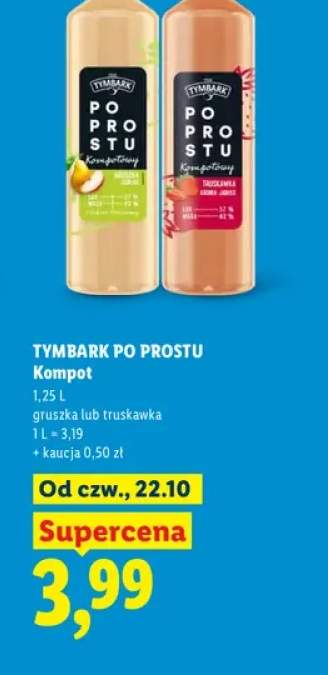 Kompot gruszka Tymbark Po Prostu +1 wariant