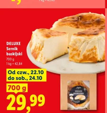 Sernik baskijski Deluxe