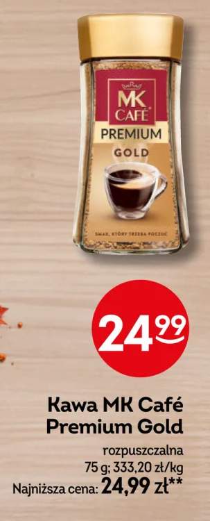 Kawa rozpuszczalna MK Café Premium Gold