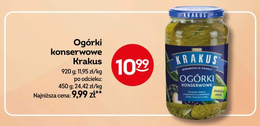 Ogórki konserwowe Krakus