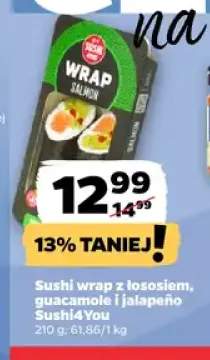 Sushi wrap z łososiem, guacamole i jalapeño Sushi4You