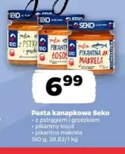 Pasta kanapkowa z pstrągiem i groszkiem Seko +2 warianty