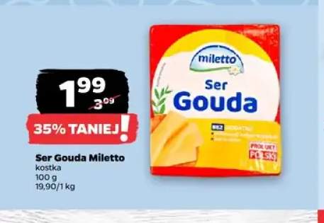 Ser gouda w kostce Miletto