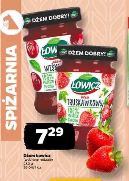 Dżem truskawkowy Łowicz +1 wariant