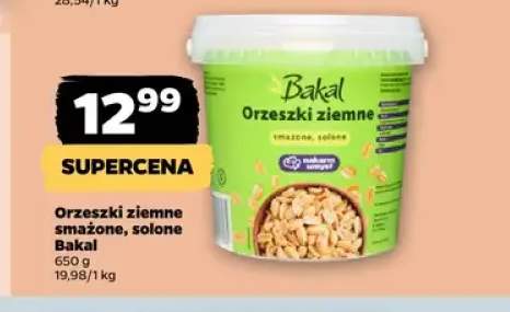Orzeszki ziemne smażone solone Bakal