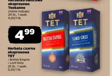Herbata czarna ekspresowa TET British Empire +1 wariant