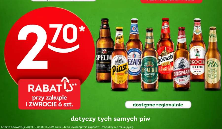 Piwo Specjal Jasny Pełny +7 wariantów