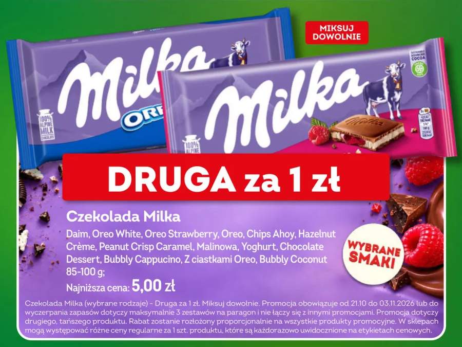 Czekolada Milka Daim +12 wariantów
