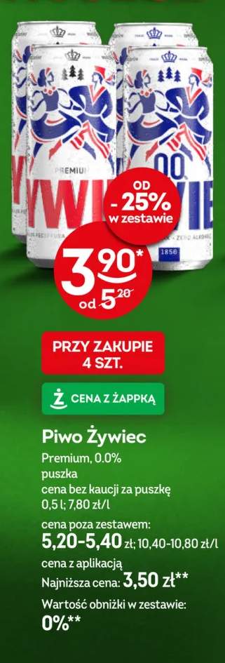 Piwo Żywiec Premium +1 wariant