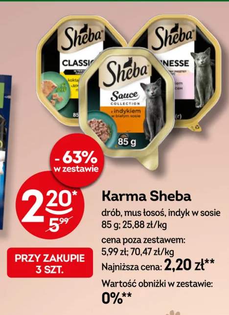 Karma Sheba drób +2 warianty