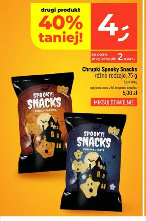 Chrupki Spooky Snacks original taste +1 wariant