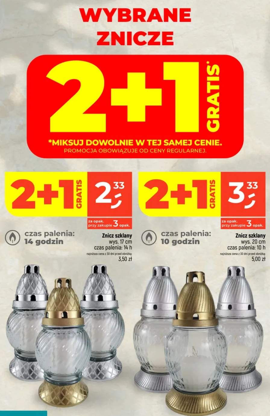 Znicze +2 warianty