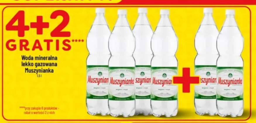 Woda mineralna lekko gazowana Muszynianka