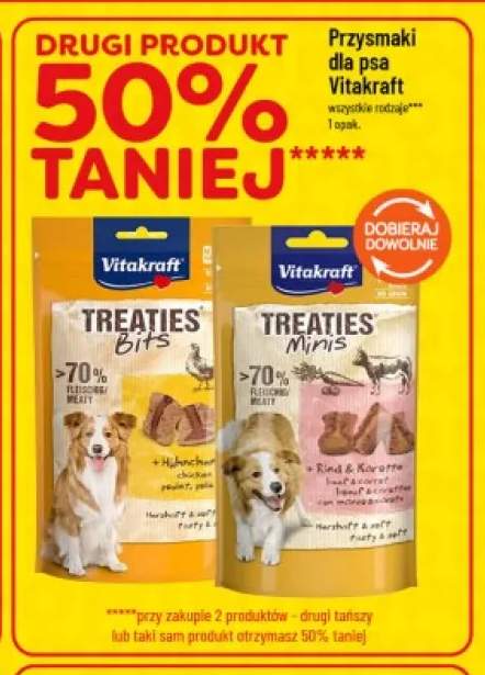 Przysmaki dla psa Treaties Minis Vitakraft +1 wariant