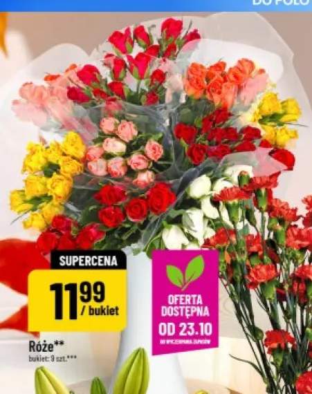 Róże bukiet 9 szt.