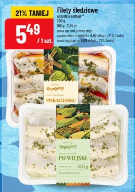 Filety śledziowe po kaszubsku TargRybny +1 wariant