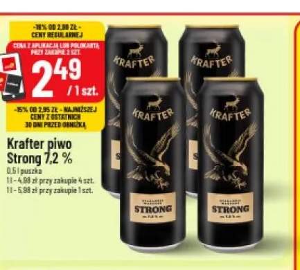 Piwo Krafter Strong 7,2%
