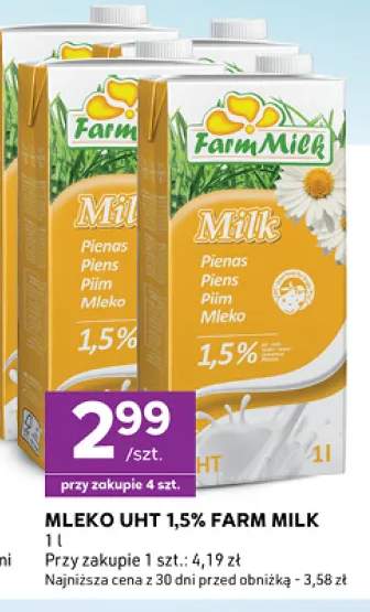 Mleko UHT Farm Milk 1,5%