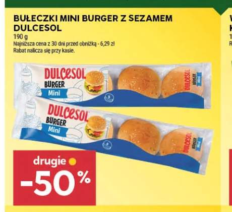 Bułeczki mini burger z sezamem Dulcesol