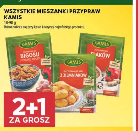 Mieszanki przypraw Kamis +3 warianty