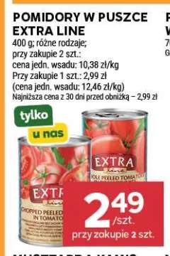 Pomidory w puszce Extra Line