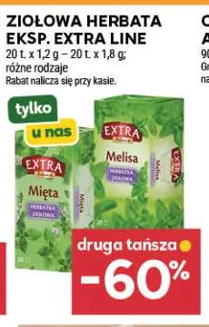 Ziołowa herbata ekspresowa melisa Extra Line +1 wariant