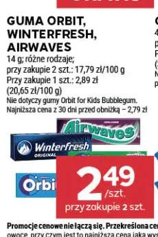 Guma do żucia Orbit +2 warianty
