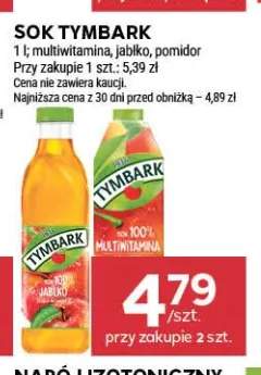Sok multiwitamina Tymbark +2 warianty